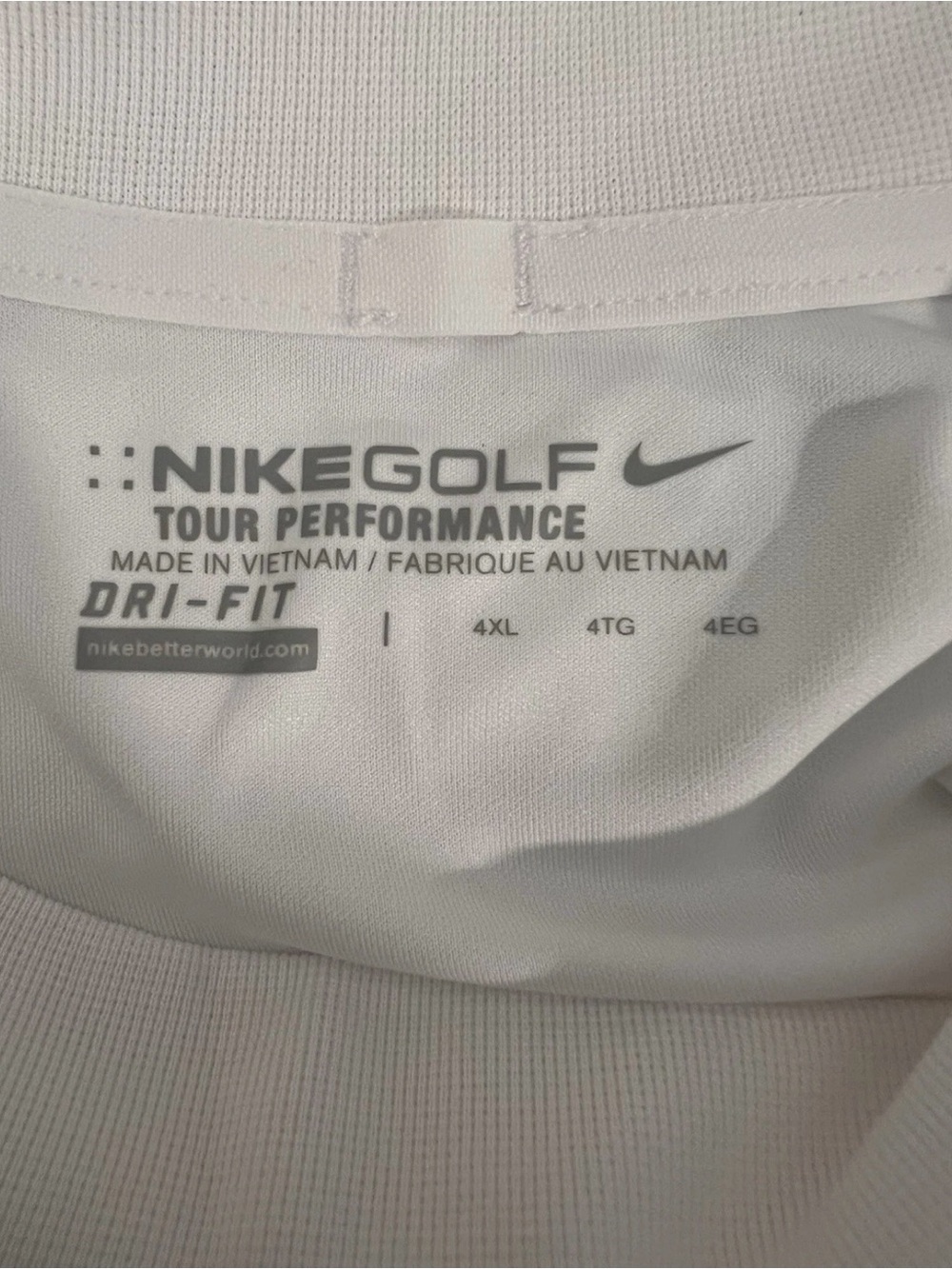 NEW Nike Golf Tour Performance Dri-Fit Clemson Tigers Long Sleeve Shirt Sz 4XL - Picture 2 of 4